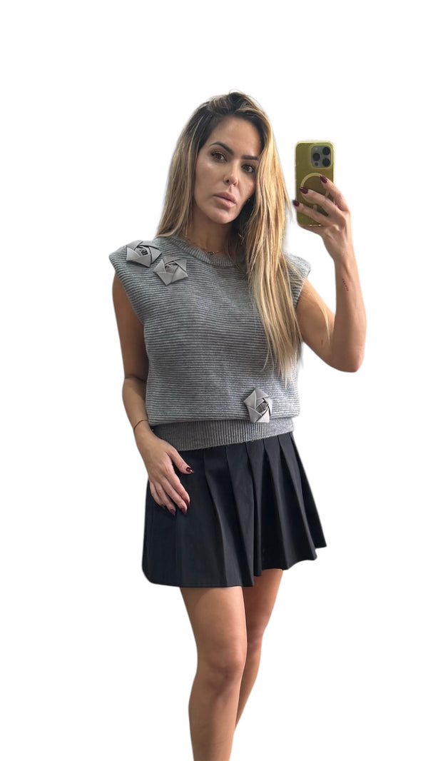Mini Black Skirt