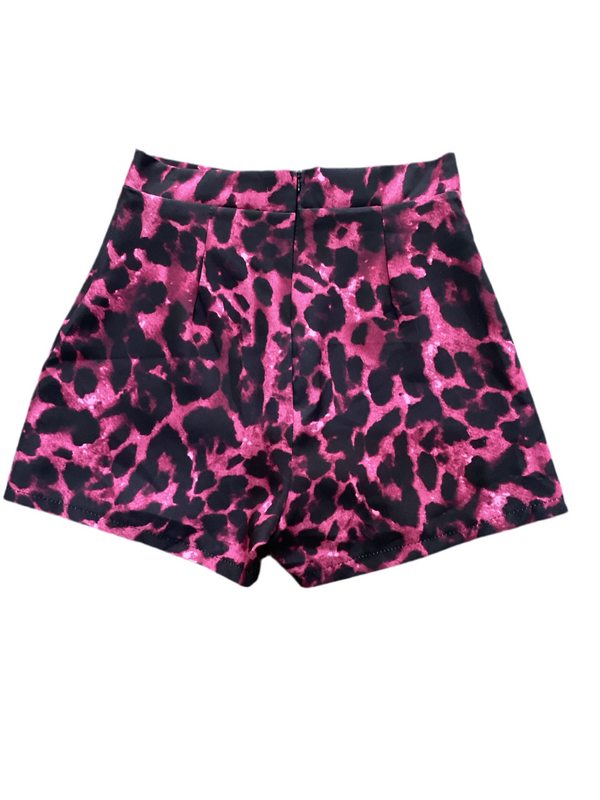 Pink cheetah skort