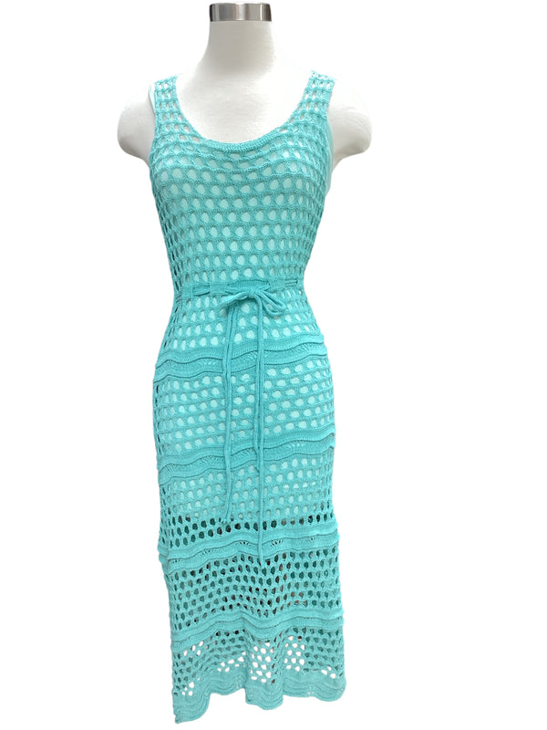Crochet Mint Dress