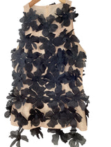 Sara Black Flower Blouse
