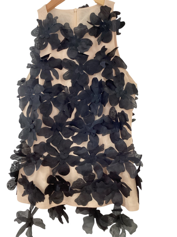 Sara Black Flower Blouse