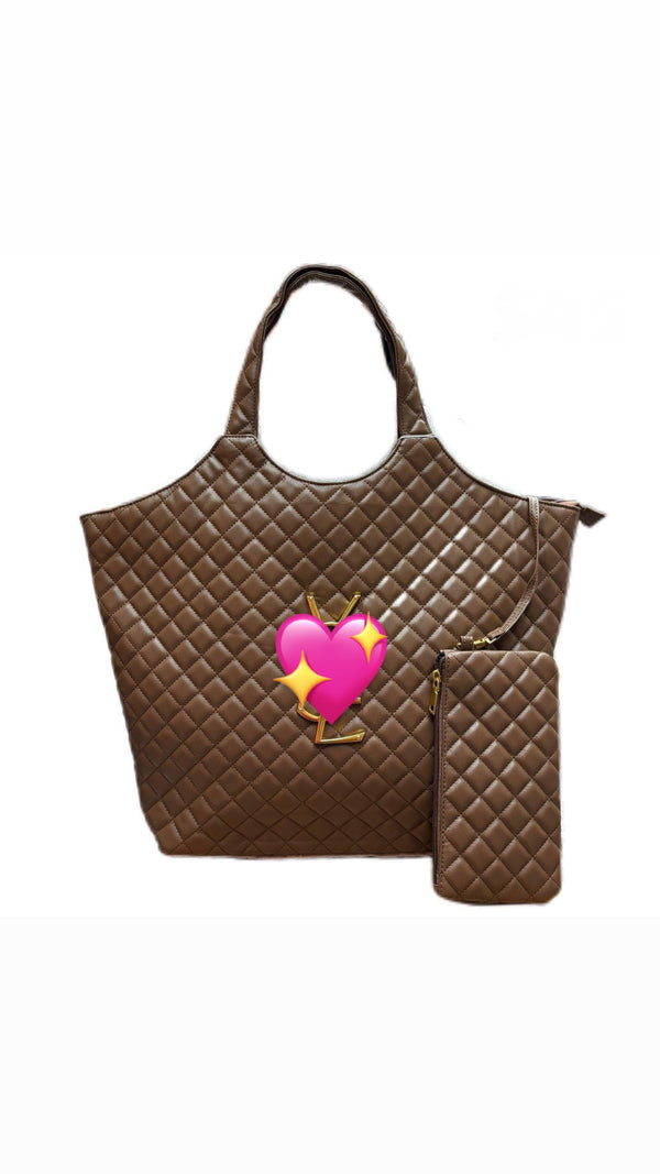 ¥%L Quilted Bag
