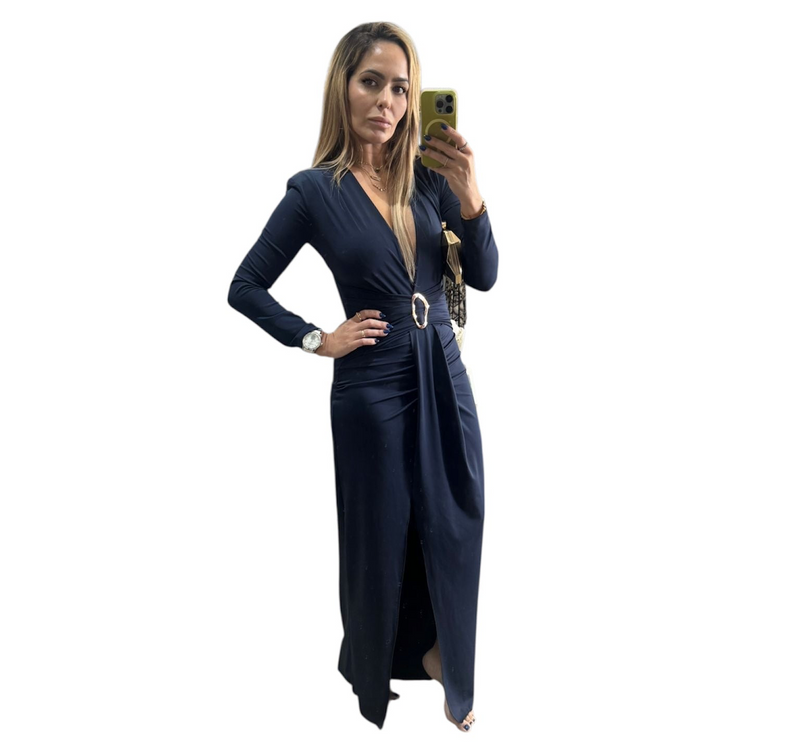Navy Long Dress