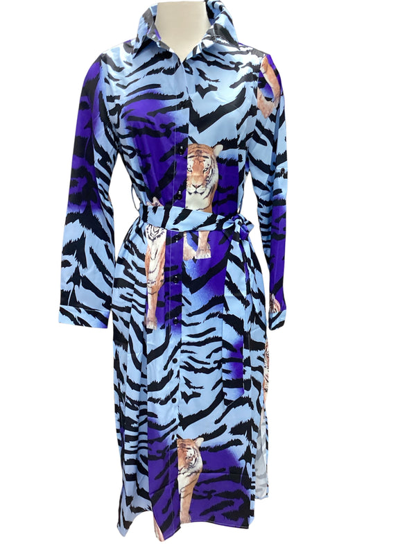 Tiger Blue Dress