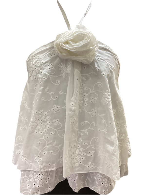 Eyelet Flower Top