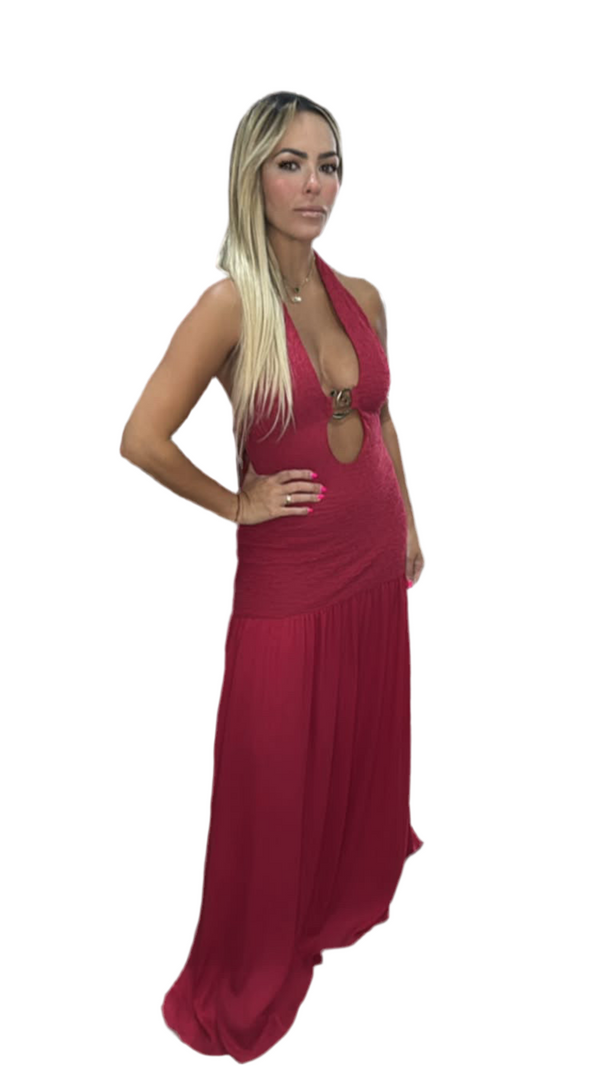 Halter Red Dress