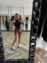 Leopard Skort