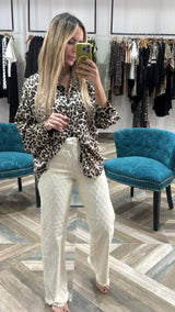 Clara Textured Pants