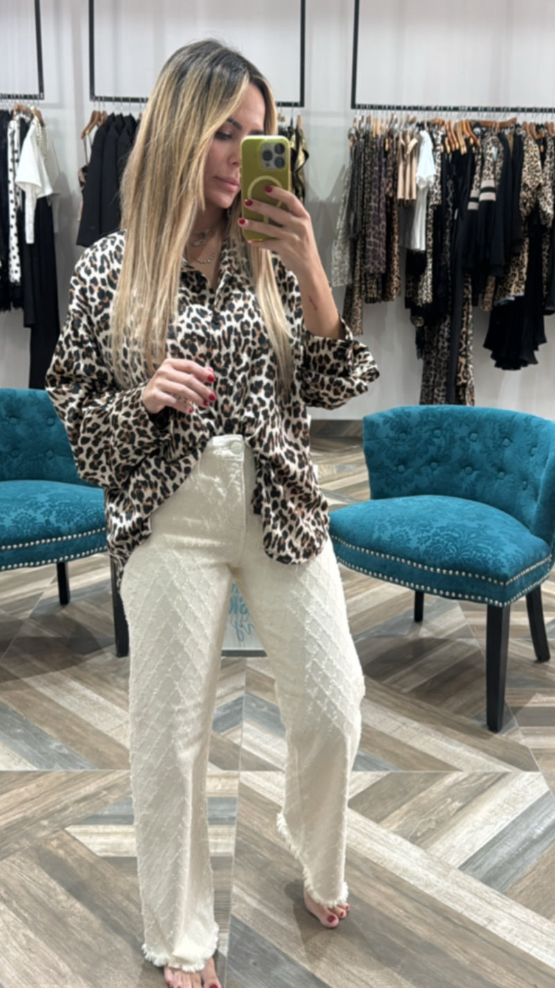 Clara Textured Pants