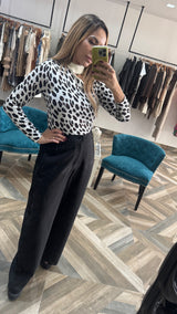 Animal Print Sweater