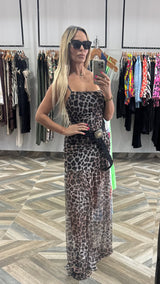 Animal Print Dress