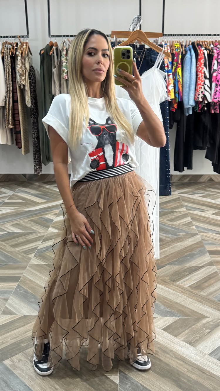 Mila WHITE Tulle Skirt PREORDER