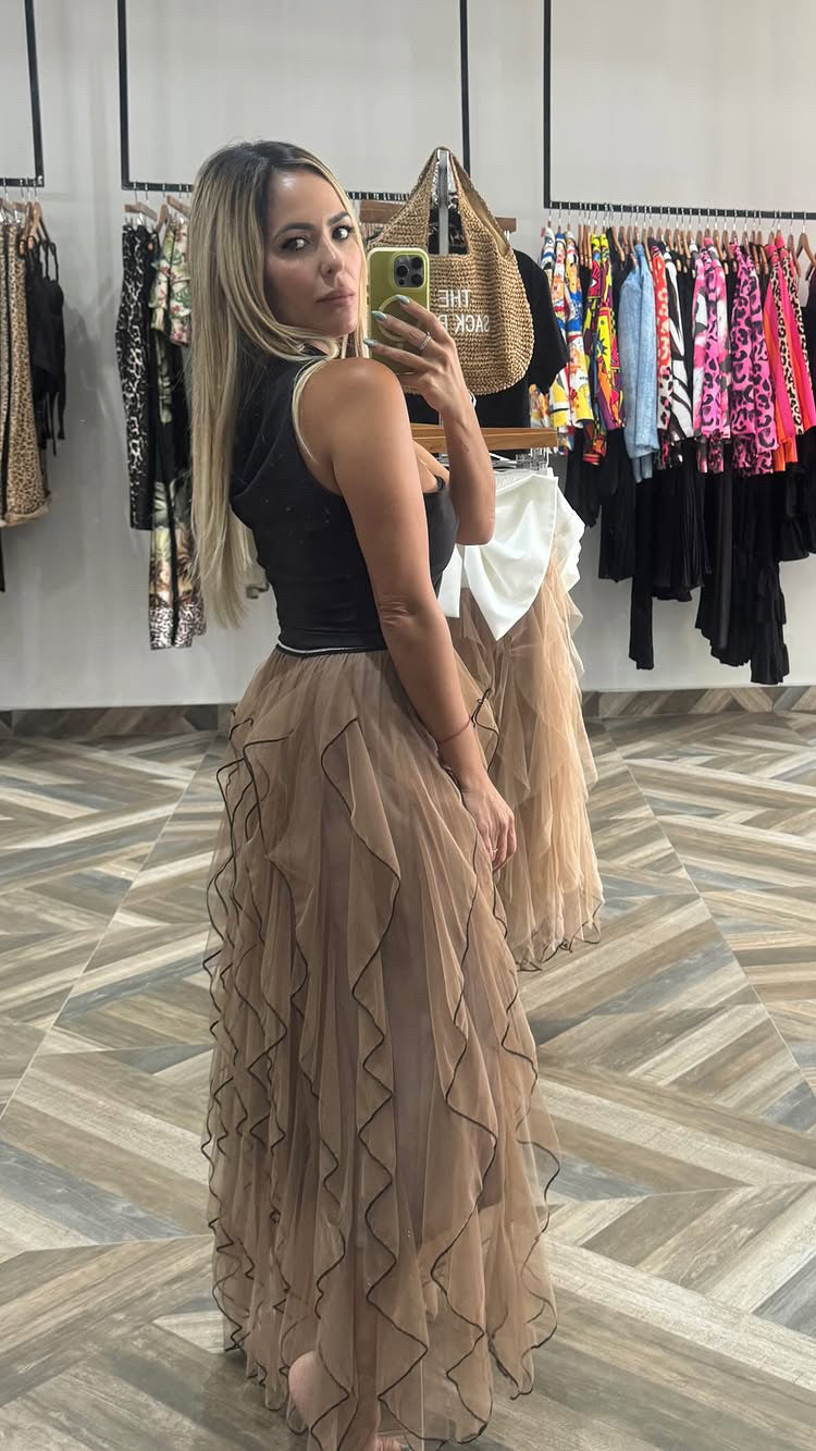 Mila WHITE Tulle Skirt PREORDER
