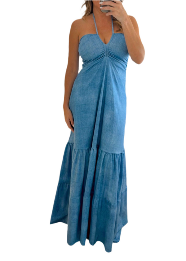 Denim Maxi Dress