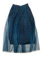 Animal Print Tulle Skirt