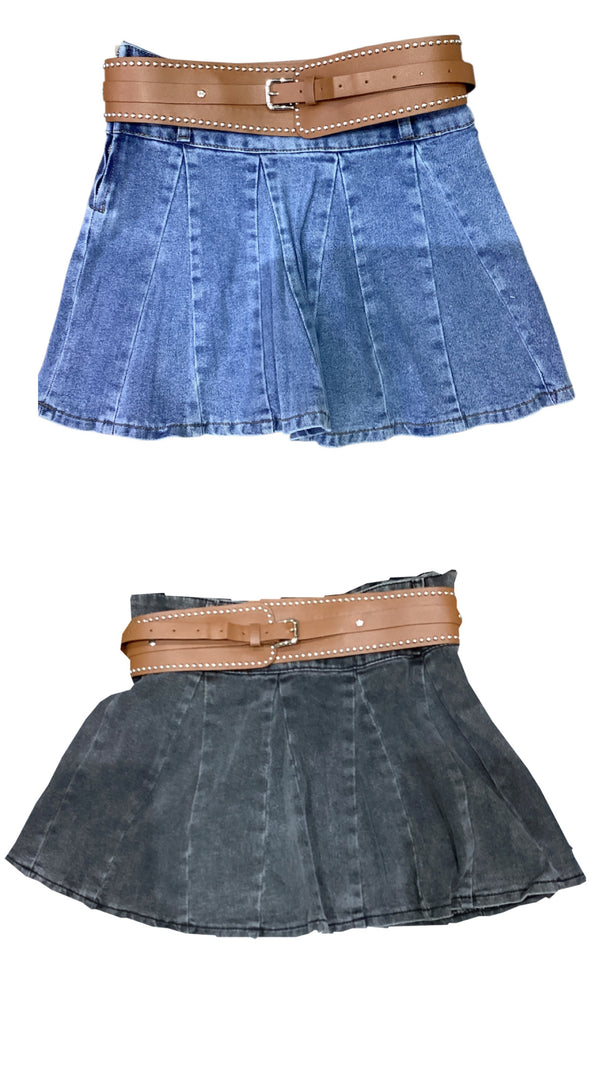 Gigi Denim Skort