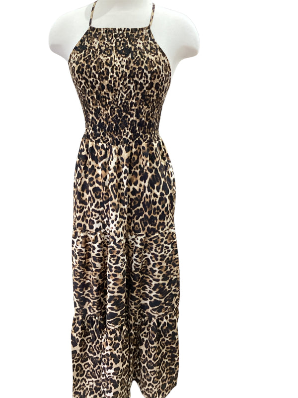 Kira Animal Print Dress