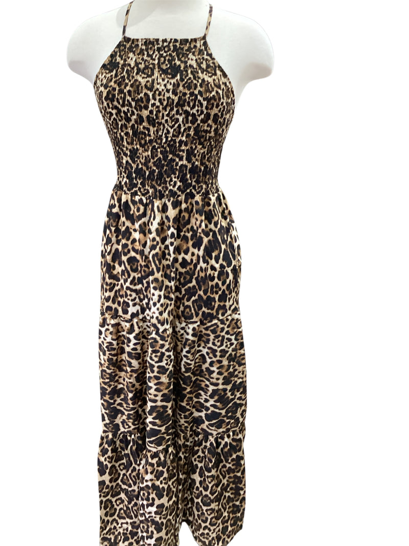 Kira Animal Print Dress