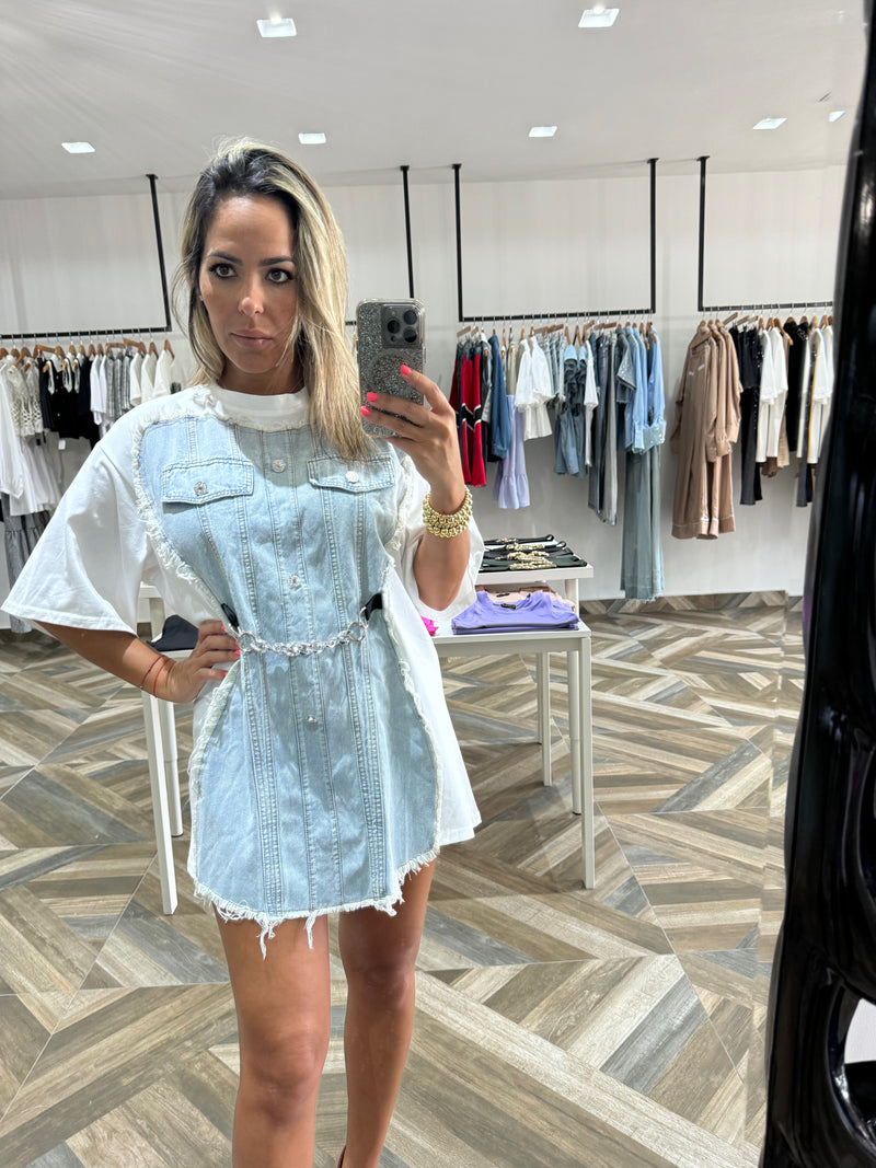 Dress denim Top