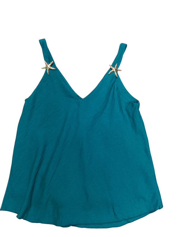 Teal Starfish Top