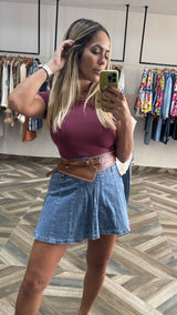 Gigi Denim Skort