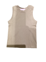 Smooth crewneck muscle tank