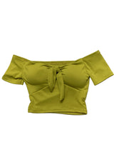 Mustard Off Shoulder Top
