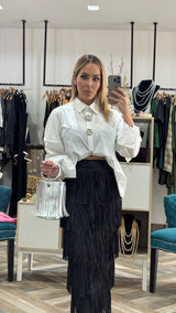 Silver Rose Blouse