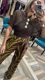 Zebra Pants