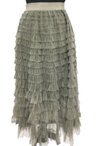 Olive Tulle Skirt