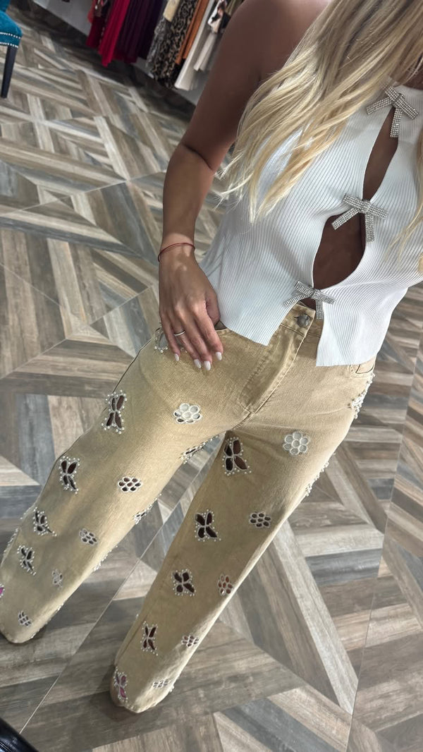 Bow White Top