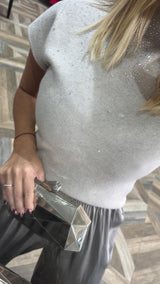 Merlina Rhinestones Sweater