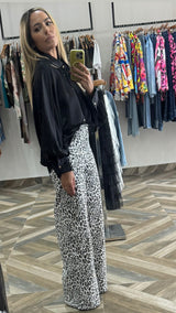 Animal Print Jeans