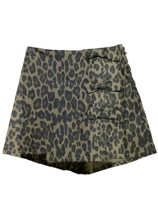 Animal Print Skort