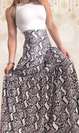 Snake Maxi Skirt