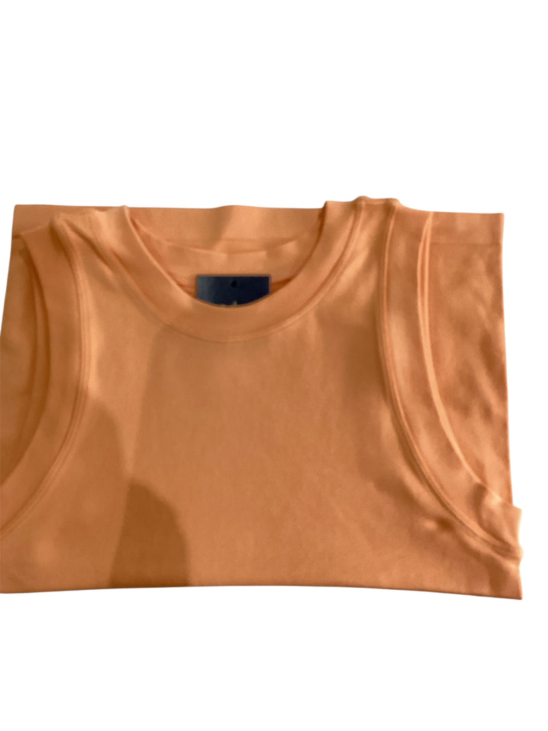 Smooth crewneck muscle tank