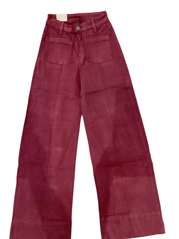 Burgundy Jeans