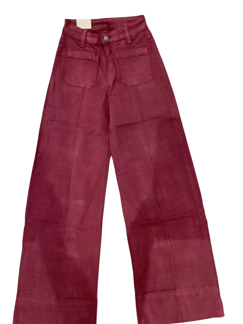 Burgundy Jeans