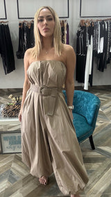 Solid Woven Jumpsuit