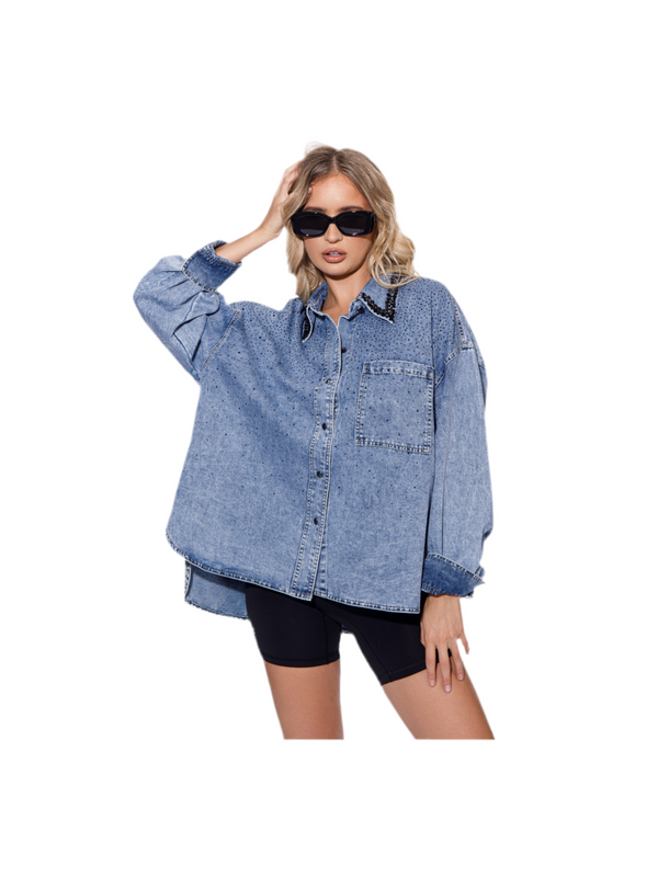 Denim Button Down Shirt