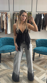 Mara Black Top