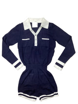 Navy blue romper