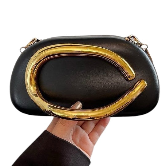 Gold Metal clutch bag PREORDER