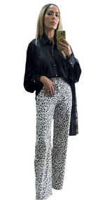 Animal Print Jeans