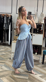 Blue /Brown Stripe Pants