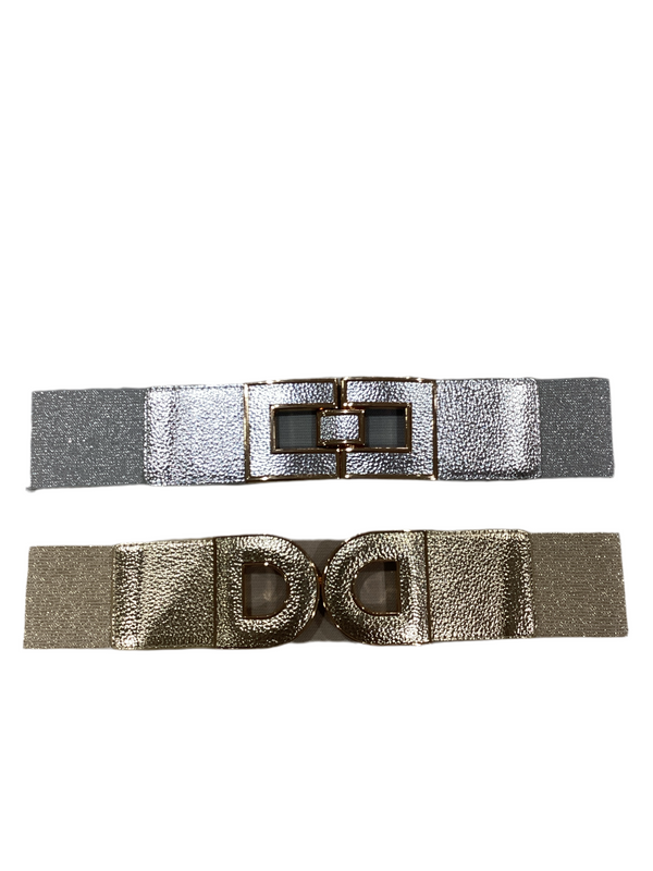 Metallic Stretch Belt