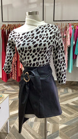 Animal Print Sweater