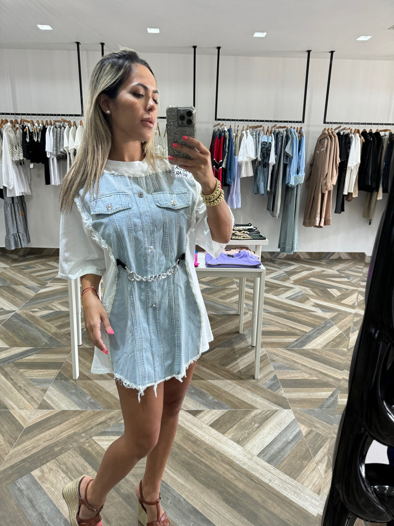 Dress denim Top