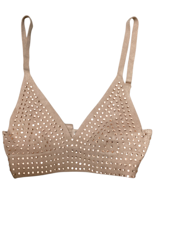 Rhinestone Bra