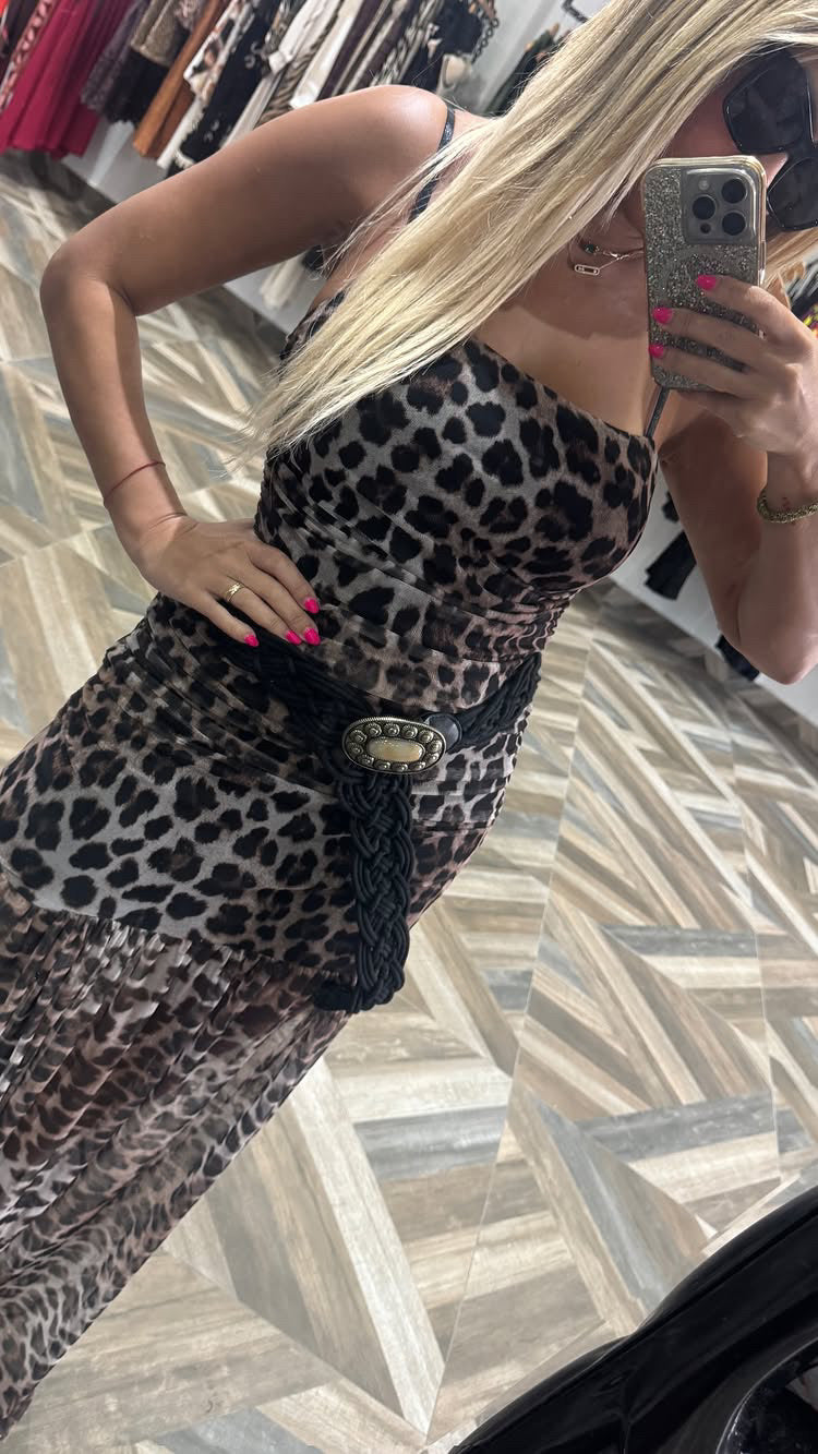 Animal Print Dress